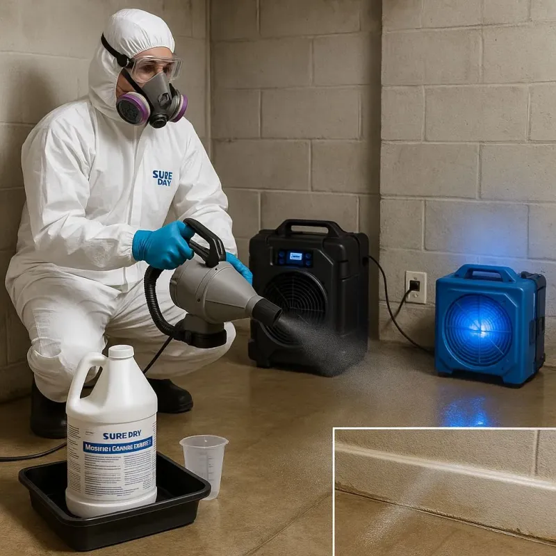 Sanitization and Odor Removal process in Rowlett, TX
