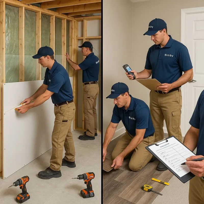 Repairs and Reconstruction process in Rowlett, TX