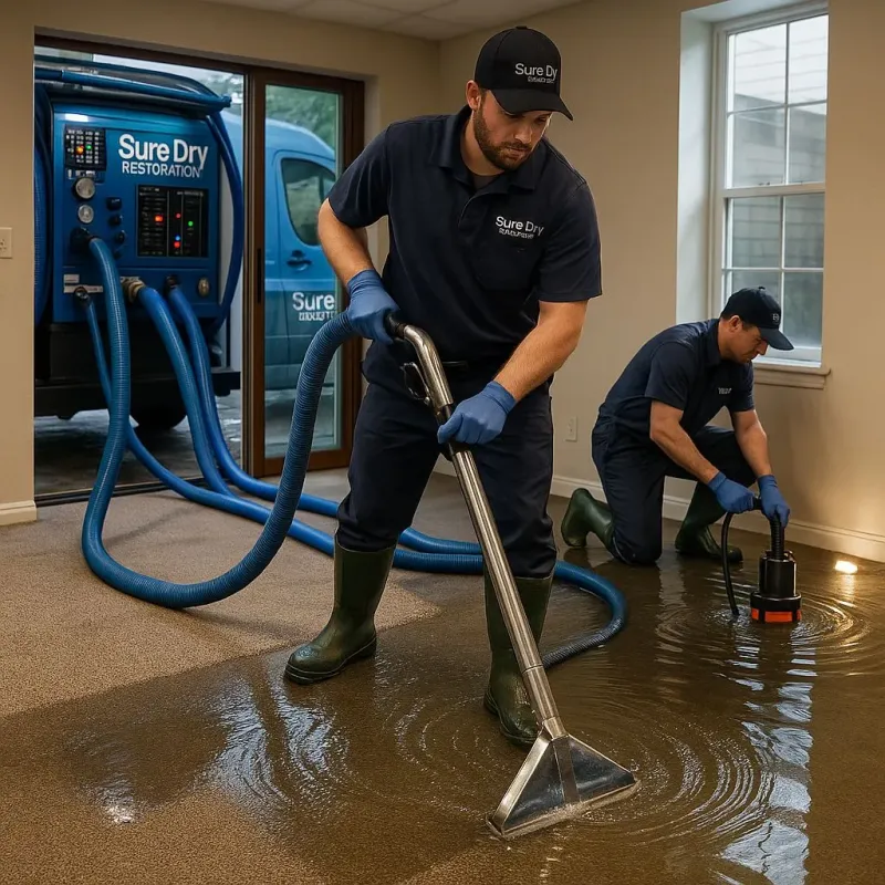 Water Extraction and Removal process in Rowlett, TX
